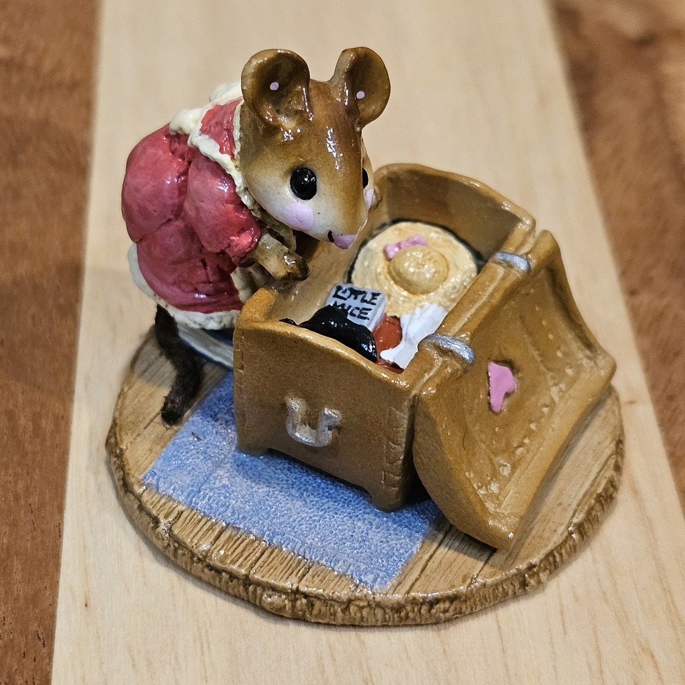 Wee Forest Folk M-126 Attic Tresure Retired Signed AP, No WFF Box 1985